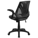 Flash Furniture GO-WY-82-LEA-GG Swivel Office Chair w/ Mid Back - Black LeatherSoft Upholstery thumbnail 4