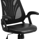 Flash Furniture GO-WY-82-LEA-GG Swivel Office Chair w/ Mid Back - Black LeatherSoft Upholstery thumbnail 7