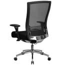 Flash Furniture GO-WY-85H-GG Swivel Office Chair w/ High Back - Black Mesh Back & Fabric Seat thumbnail 3