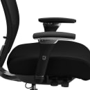 Flash Furniture GO-WY-85H-GG Swivel Office Chair w/ High Back - Black Mesh Back & Fabric Seat thumbnail 7