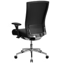 Flash Furniture GO-WY-85H-1-GG Swivel Office Chair w/ High Back - Black LeatherSoft Upholstery thumbnail 3