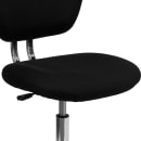 Flash Furniture H-2376-F-BK-GG Swivel Task Chair w/ Black Mesh Back & Seat - Chrome Base w/ Casters thumbnail 7