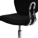 Flash Furniture H-2376-F-BK-GG Swivel Task Chair w/ Black Mesh Back & Seat - Chrome Base w/ Casters thumbnail 8