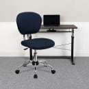 Flash Furniture H-2376-F-NAVY-GG Swivel Office Chair w/ Mid Back - Navy Blue Mesh Back & Seat thumbnail 9