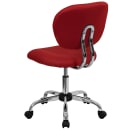 Flash Furniture H-2376-F-RED-GG Swivel Office Chair w/ Mid Back - Red Mesh Back & Seat thumbnail 4