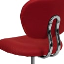 Flash Furniture H-2376-F-RED-GG Swivel Office Chair w/ Mid Back - Red Mesh Back & Seat thumbnail 8