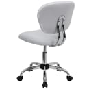 Flash Furniture H-2376-F-WHT-GG Swivel Office Chair w/ Mid Back - White Mesh Back & Seat thumbnail 4