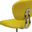 Flash Furniture H-2376-F-YEL-GG Swivel Office Chair w/ Mid Back - Yellow Mesh Back & Seat thumbnail 8