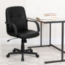 Flash Furniture H8020-GG Swivel Office Chair w/ Mid Back - Black Glove Vinyl Upholstery thumbnail 9