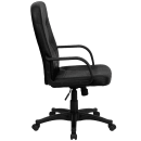 Flash Furniture H8021-GG Swivel Office Chair w/ High Back - Black Glove Vinyl Upholstery thumbnail 3