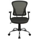 Flash Furniture H-8369F-DK-GY-GG Swivel Office Chair w/ Mid Back - Dark Gray Mesh Back & Seat thumbnail 5