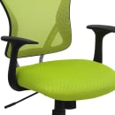 Flash Furniture H-8369F-GN-GG Swivel Office Chair w/ Mid Back - Green Mesh Back & Seat thumbnail 7