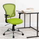 Flash Furniture H-8369F-GN-GG Swivel Office Chair w/ Mid Back - Green Mesh Back & Seat thumbnail 9