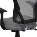 Flash Furniture H-8369F-GY-GG Swivel Office Chair w/ Mid Back - Gray Mesh Back & Seat thumbnail 8