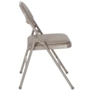 Flash Furniture HA-F003D-GY-GG Folding Chair w/ Gray Vinyl Back & Seat - Steel Frame, Gray thumbnail 3