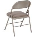 Flash Furniture HA-F003D-GY-GG Folding Chair w/ Gray Vinyl Back & Seat - Steel Frame, Gray thumbnail 4