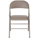 Flash Furniture HA-F003D-GY-GG Folding Chair w/ Gray Vinyl Back & Seat - Steel Frame, Gray thumbnail 5