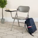 Flash Furniture HF-309AST-RT-GG Folding Chair w/ Right Tablet Arm - Steel, Beige thumbnail 10
