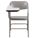 Flash Furniture HF-309AST-RT-GG Folding Chair w/ Right Tablet Arm - Steel, Beige thumbnail 5