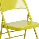 Flash Furniture HF3-CITRON-GG Steel Folding Chair - Citron thumbnail 7