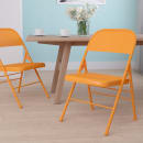 Flash Furniture HF3-ORANGE-GG Steel Folding Chair - Orange thumbnail 11