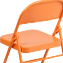 Flash Furniture HF3-ORANGE-GG Steel Folding Chair - Orange thumbnail 8