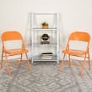 Flash Furniture HF3-ORANGE-GG Steel Folding Chair - Orange thumbnail 9