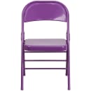 Flash Furniture HF3-PUR-GG Steel Folding Chair - Purple thumbnail 5