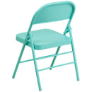 Flash Furniture HF3-TEAL-GG Steel Folding Chair - Teal thumbnail 4