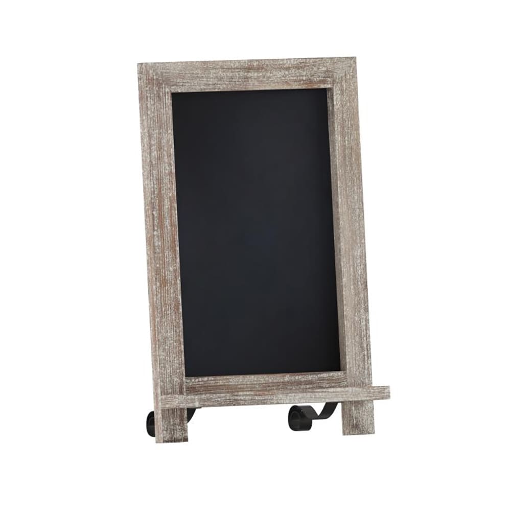 Flash Furniture HFKHD-GDI-CRE8-322315-GG Chalkboard Sign w/ Legs - 9 1/2" W x 14"H, Pine Wood Frame, Brown