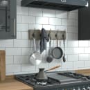 Flash Furniture HFKHD-GDI-CRE8-232315-GG 24" Wall Mount Storage Rack, Pine Wood thumbnail 4