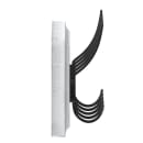 Flash Furniture HFKHD-GDI-CRE8-332315-GG 24" Wall Mount Storage Rack, Pine Wood, White thumbnail 3