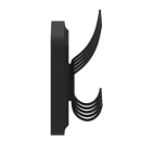 Flash Furniture HFKHD-GDI-CRE8-432315-GG 24" Wall Mount Storage Rack, Pine Wood, Black thumbnail 3