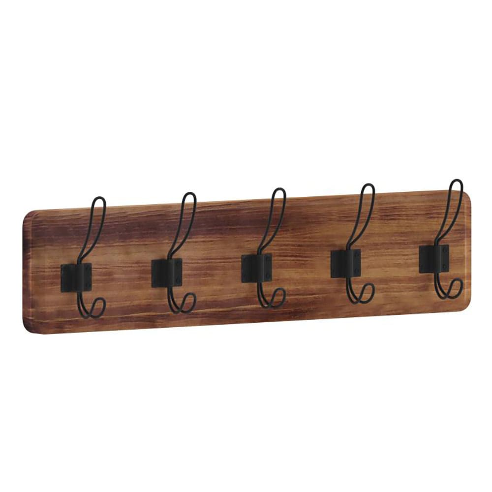 Flash Furniture HFKHD-GDI-CRE8-532315-GG 24" Wall Mount Storage Rack, Pine Wood, Brown