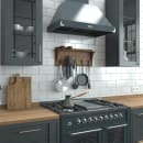 Flash Furniture HFKHD-GDIS-CRE8-142315-GG 24" Wall Mount Storage Rack w/ Upper Storage Shelf, Pine Wood thumbnail 4