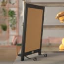 Flash Furniture HFKHD-GDIS-CRE8-722315-GG Chalkboard Sign w/ Legs - 12"W x 17"H, Pine Wood Frame, Black thumbnail 4