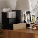 Flash Furniture HFMHD-GDI-CRE8-781315-GG 3 Piece Organizer Set - Pinewood, Black thumbnail 4