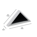 Flash Furniture HFMHD-GDIS-CRE8-354315-GG Memorial Flag Display Case, 25" x 12 1/2", White thumbnail 2