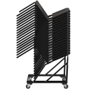 Flash Furniture HF-MUS-DOLLY-GG Chair Dolly w/ (18) Chair Capacity - Steel, Black thumbnail 2