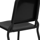 Flash Furniture HF-MUSIC-GG Stacking Music Chair w/ Black Polypropylene Back & Seat - Metal Frame, Black thumbnail 8