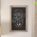 Flash Furniture HGWA-GDI-CRE8-064315-GG Wall Mount Chalkboard Sign - 20"W x 30"H, Pine Wood Frame thumbnail 4