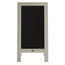 Flash Furniture HGWA-GDI-CRE8-454315-GG Double-Sided Magnetic Chalkboard Easel - 20" x 40", Pine Wood, Vintage White thumbnail 3