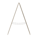 Flash Furniture HGWA-GDI-CRE8-472315-GG Double-Sided Magnetic Chalkboard Easel - 20" x 40", Pine Wood, Vintage Brown thumbnail 2