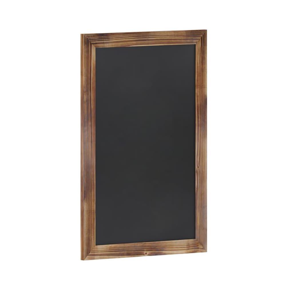 Flash Furniture HGWA-GDIS-CRE8-462315-GG Wall Mount Chalkboard Sign - 20"W x 30"H, Pine Wood Frame, Brown