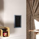 Flash Furniture HGWA-GDIS-CRE8-562315-GG Wall Mount Chalkboard Sign - 11"W x 17"H, Pine Wood Frame, Rustic Blue thumbnail 3