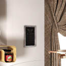 Flash Furniture HGWA-GDIS-CRE8-662315-GG Wall Mount Chalkboard Sign - 11"W x 17"H, Pine Wood Frame, White thumbnail 3