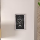 Flash Furniture HGWA-GDIS-CRE8-662315-GG Wall Mount Chalkboard Sign - 11"W x 17"H, Pine Wood Frame, White thumbnail 4