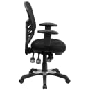 Flash Furniture HL-0001-GG Swivel Office Chair w/ Mid Back - Black Mesh Back & Seat thumbnail 3