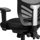 Flash Furniture HL-0001-GG Swivel Office Chair w/ Mid Back - Black Mesh Back & Seat thumbnail 8