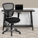 Flash Furniture HL-0001-GG Swivel Office Chair w/ Mid Back - Black Mesh Back & Seat thumbnail 9